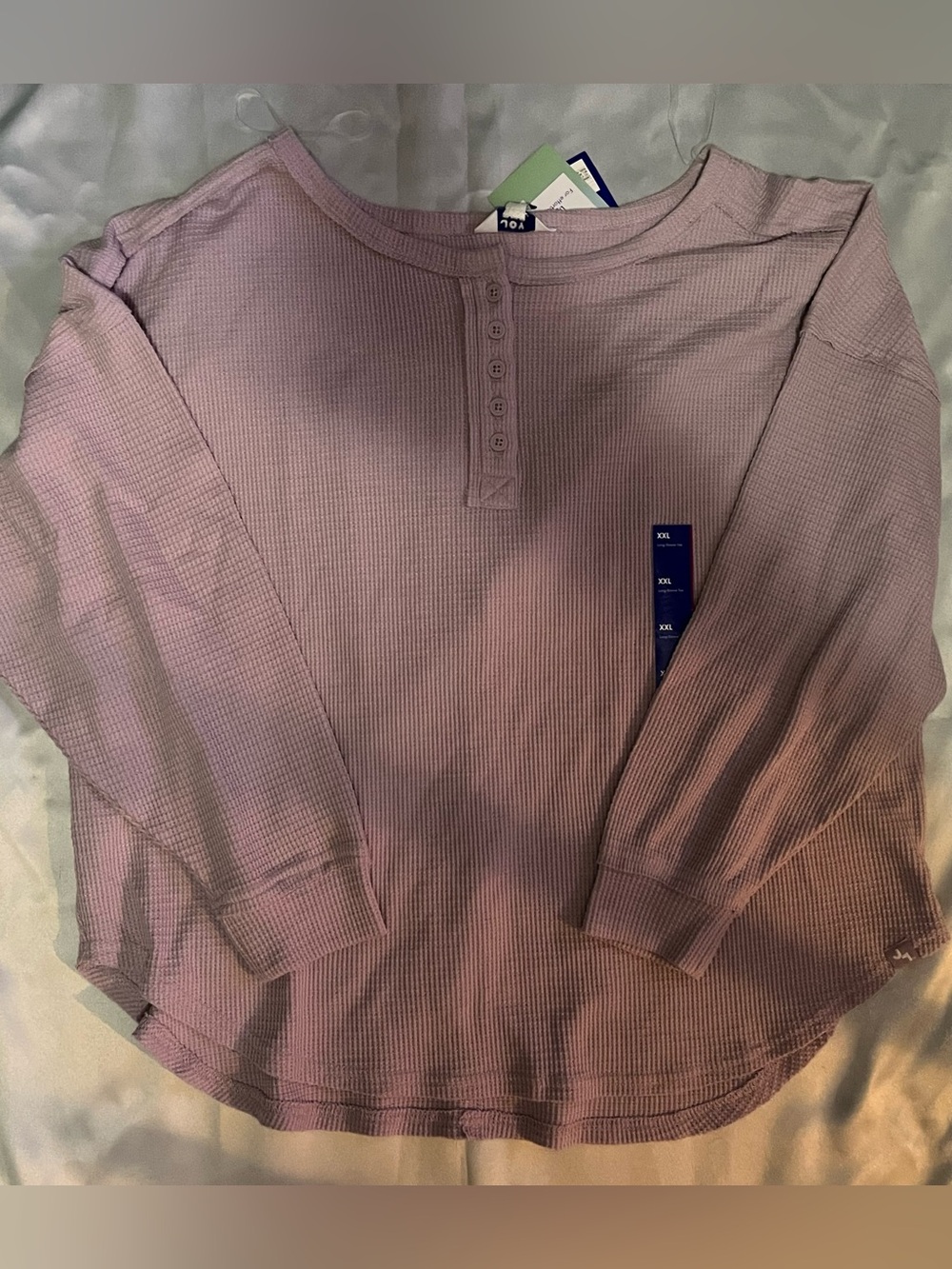 JoyLab Standard Fit Long-Sleeve Waffle Tee